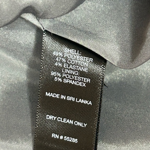 Express Charcoal Gray Double-Breasted Blazer | Size M (6) - Picture 5 of 8